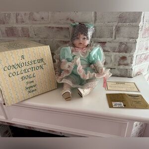 Connoisseur Collection Doll with Mint Green Dress